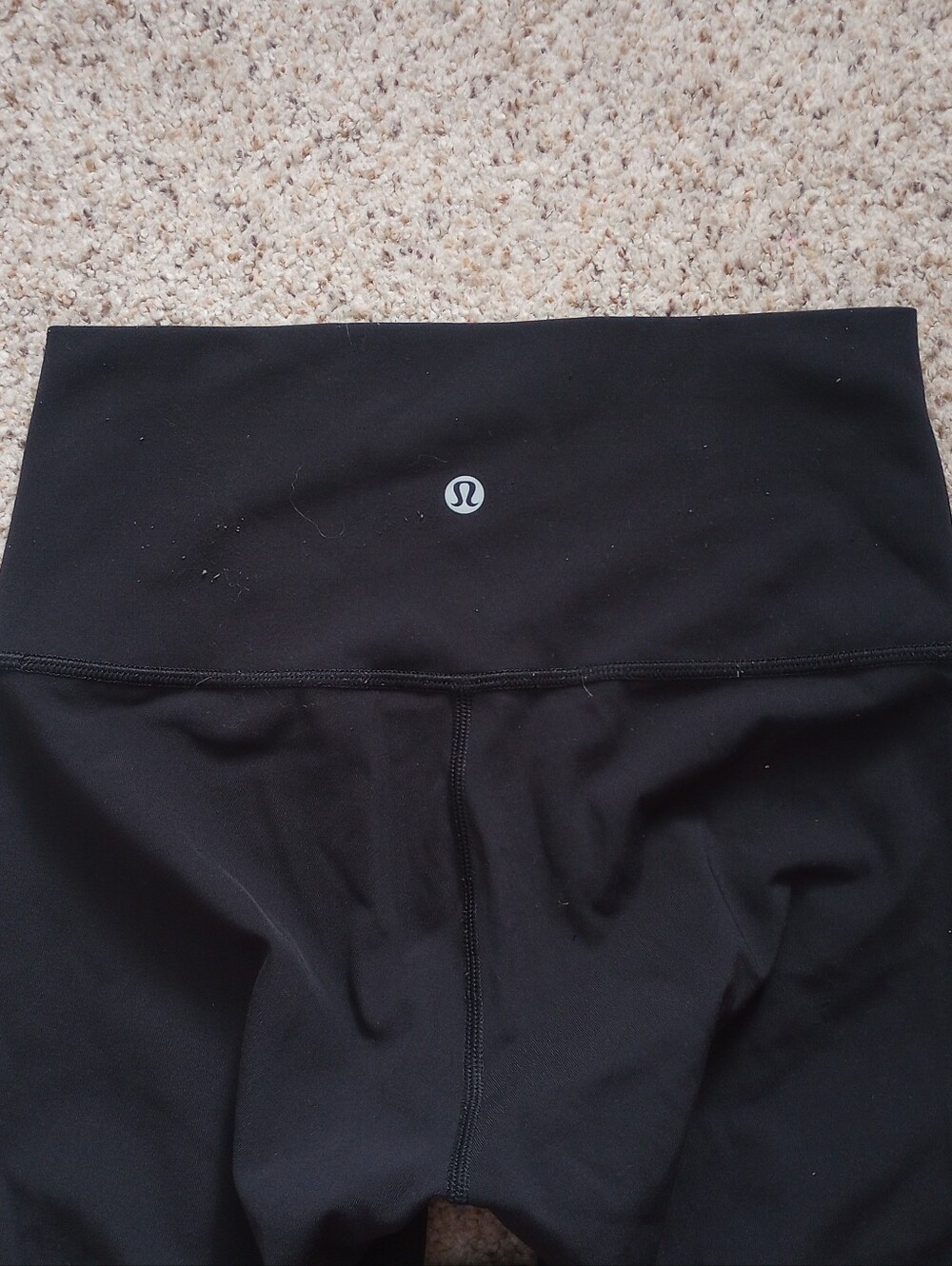 Lululemon Black Leggings Size 4 Gym Activewear Workout Pilates Sporty Running